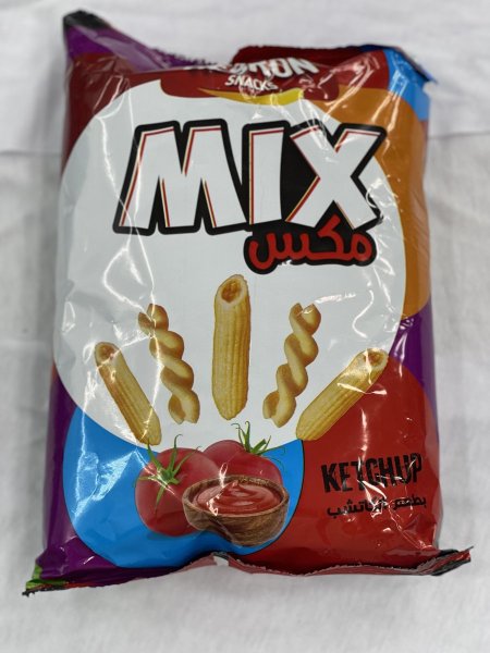 شبس ماكس بنكهة الكتشب