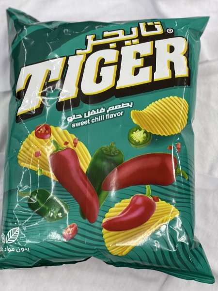 شبس تايجر بنكهة الفلفل الحلو