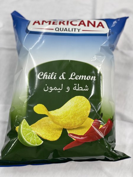 شبس AMERICANA شطه وليمون