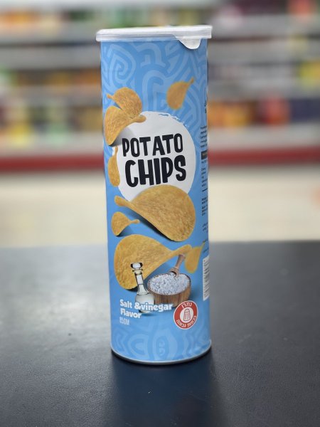 شبس  POTATO CHIPS بنكهة الخل والملح